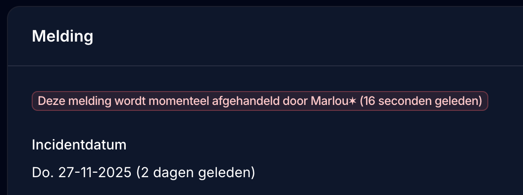 Vergrendeling